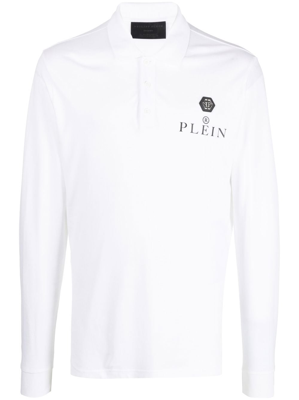 Philipp Plein logo-print short-sleeved polo shirt - White von Philipp Plein