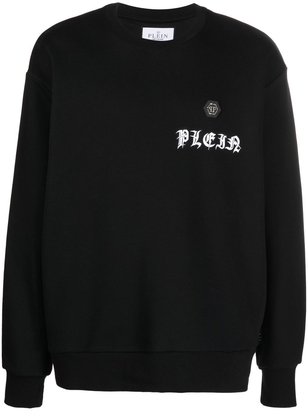Philipp Plein logo-print sweatshirt - Black von Philipp Plein