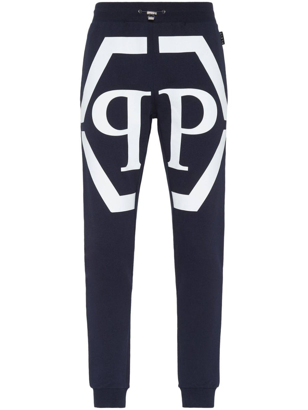 Philipp Plein logo-print track pants - Blue von Philipp Plein