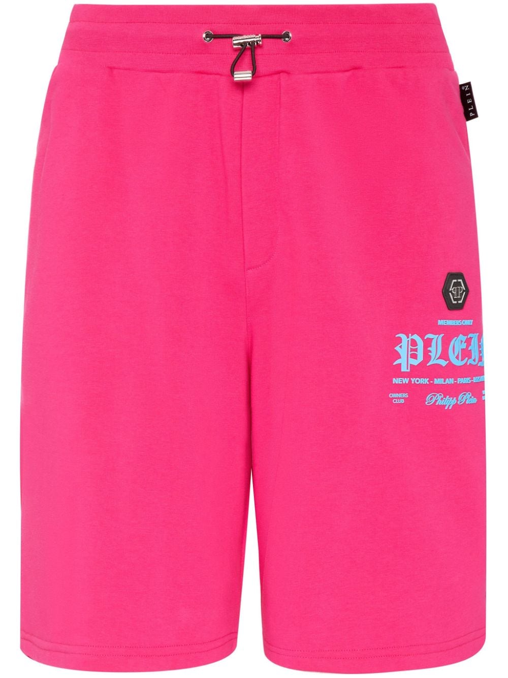 Philipp Plein logo-print track shorts - Pink von Philipp Plein
