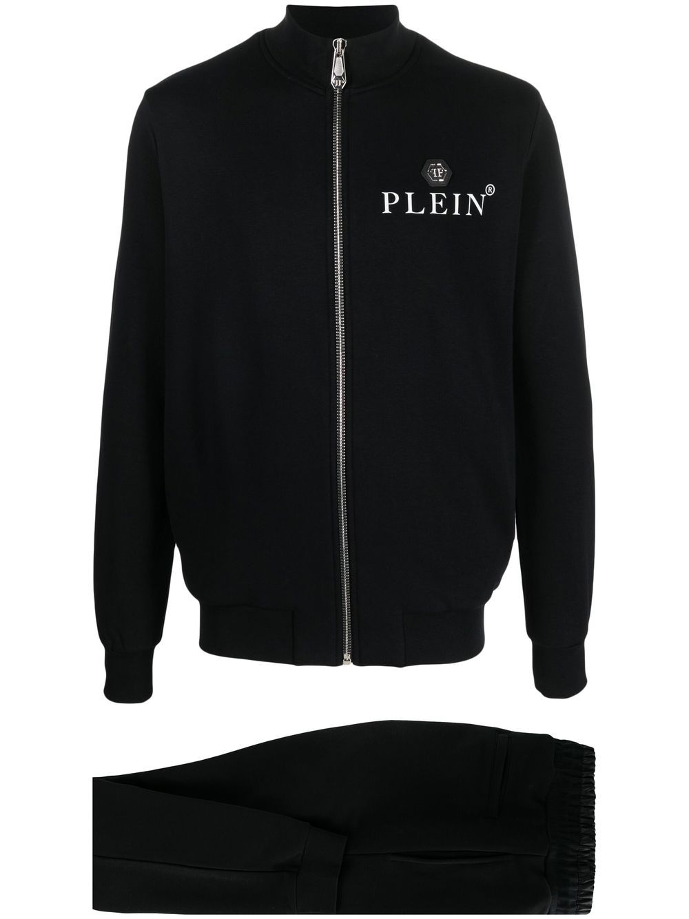 Philipp Plein logo-print zip tracksuit - Black von Philipp Plein