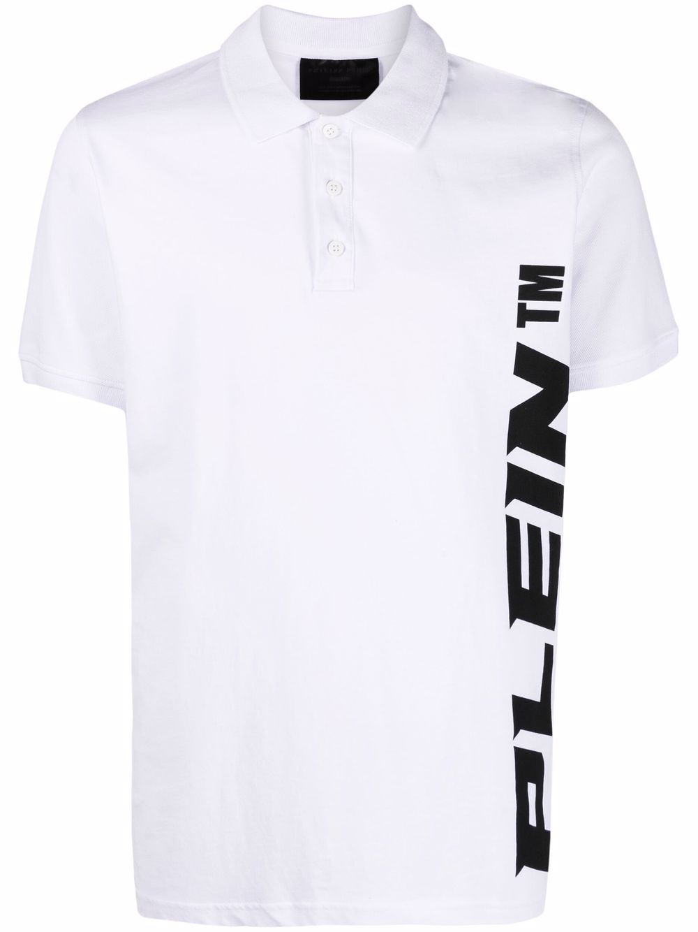Philipp Plein logo short-sleeve polo shirt - White von Philipp Plein