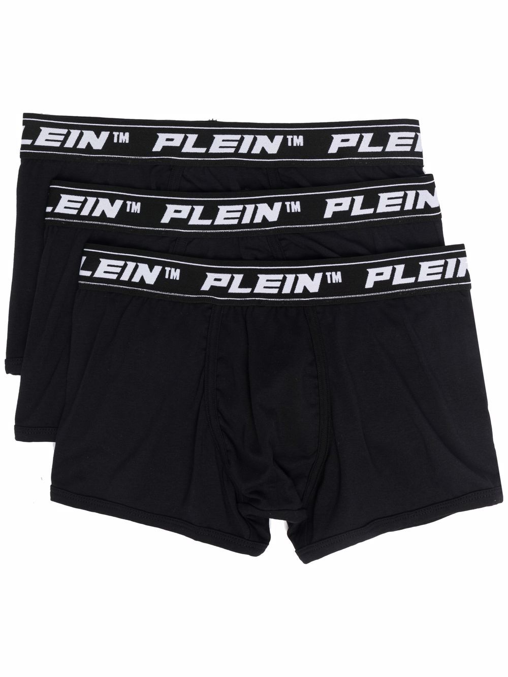 Philipp Plein logo waistband boxers (pack of 3) - Black von Philipp Plein