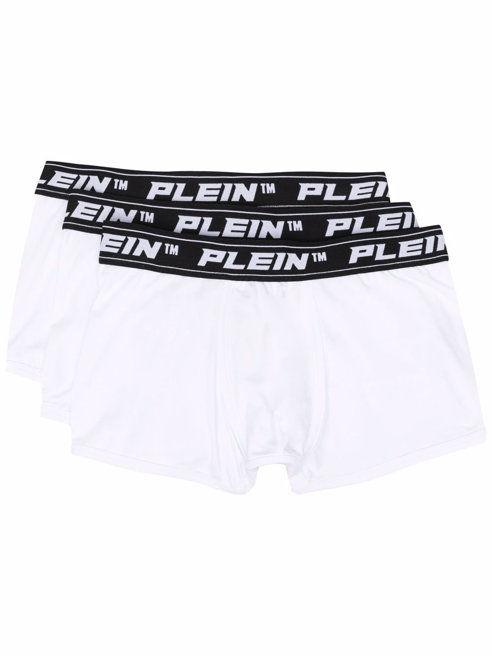 Philipp Plein logo waistband boxers (pack of 3) - White von Philipp Plein