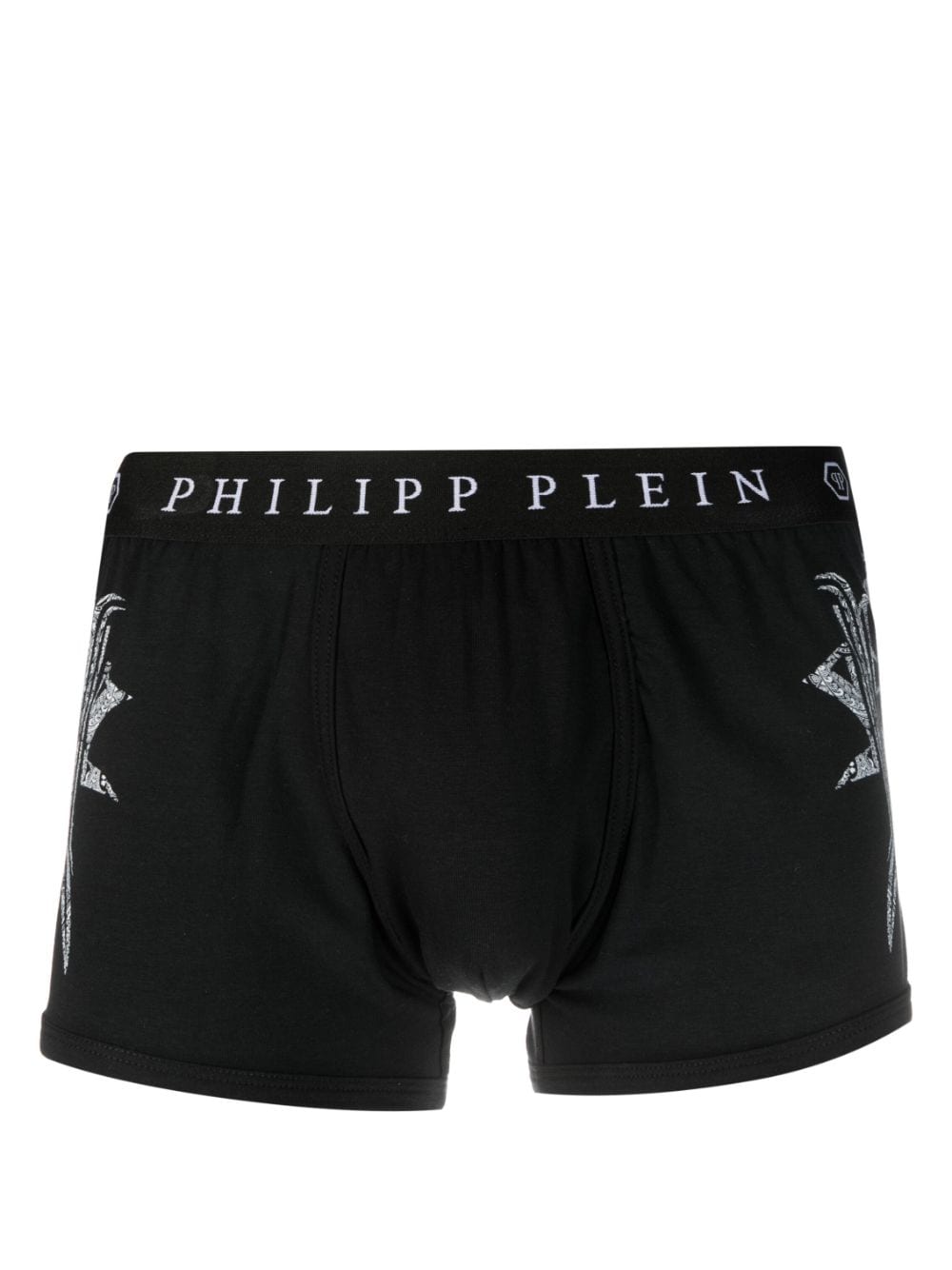 Philipp Plein logo-waistband boxers - Black von Philipp Plein
