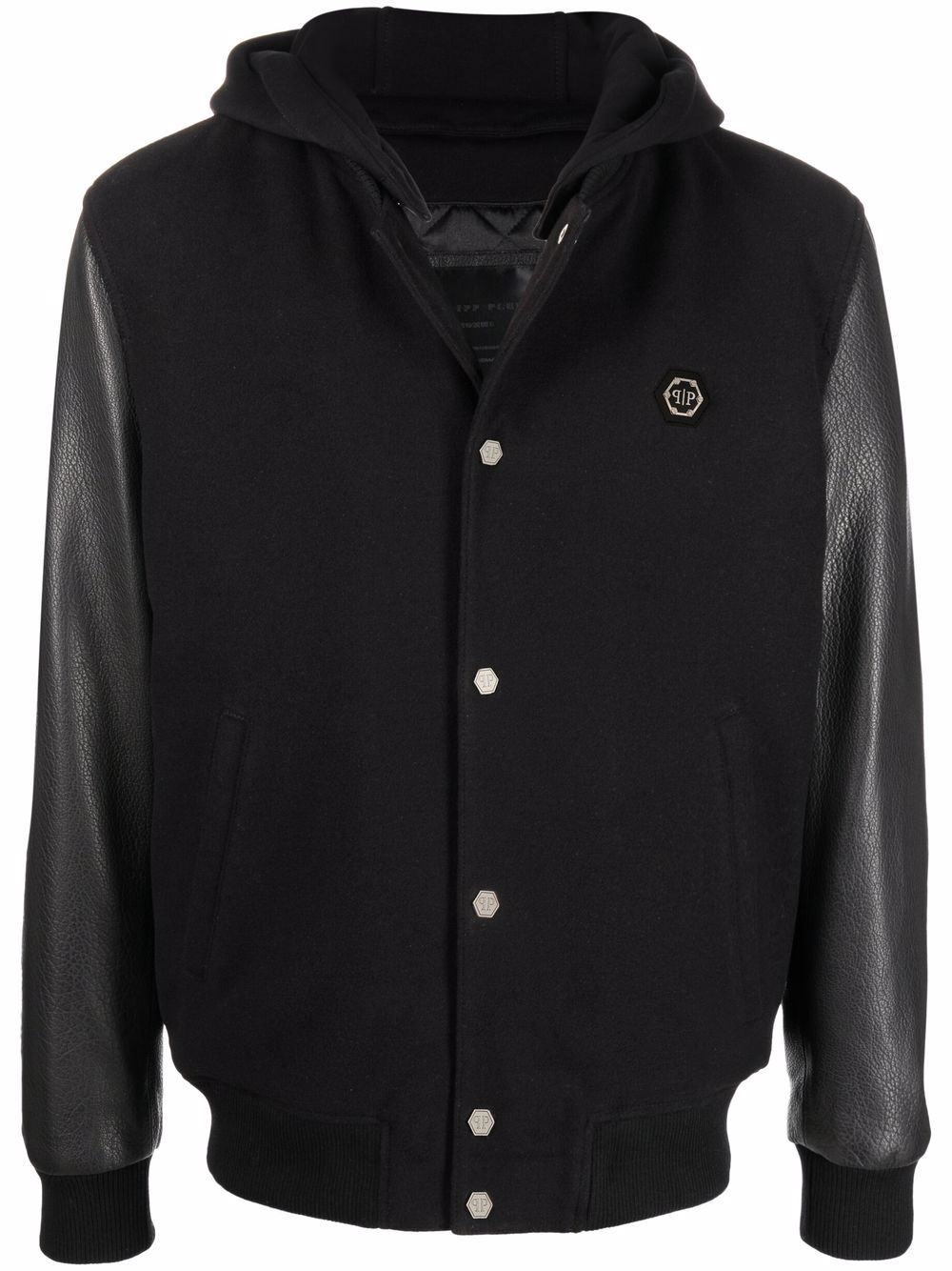 Philipp Plein long-sleeve bomber jacket - Black von Philipp Plein