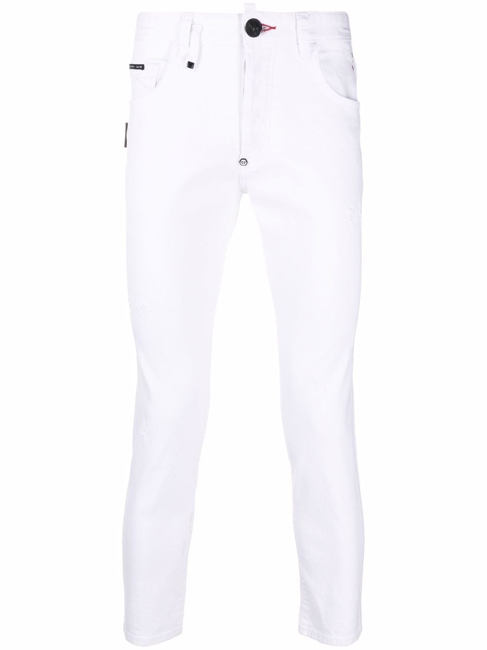 Philipp Plein low-rise skinny jeans - White von Philipp Plein