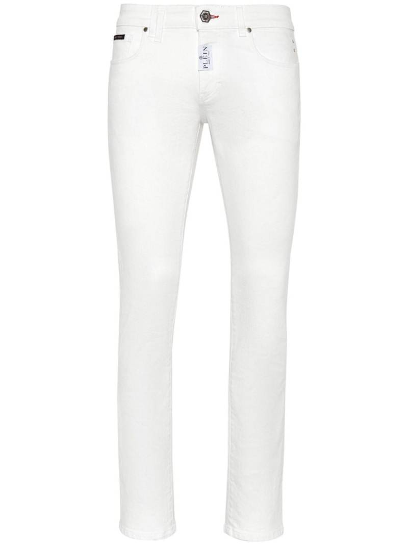 Philipp Plein low-rise skinny jeans - White von Philipp Plein