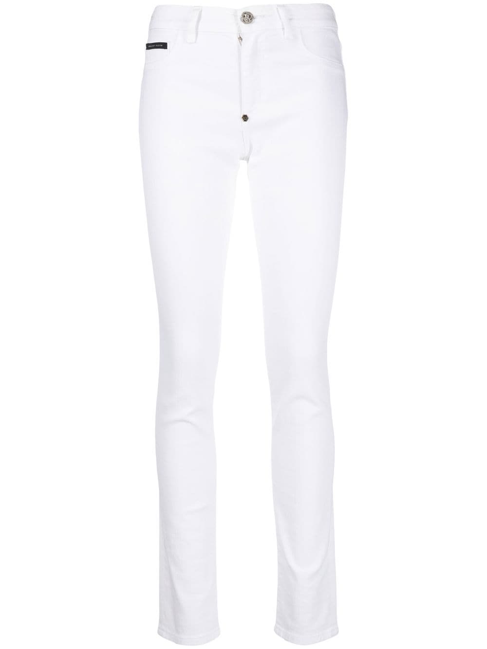 Philipp Plein mid-rise jeggings - White von Philipp Plein