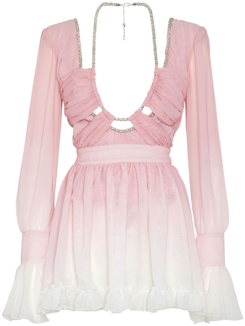 Philipp Plein ombré-effect mini dress - Pink von Philipp Plein