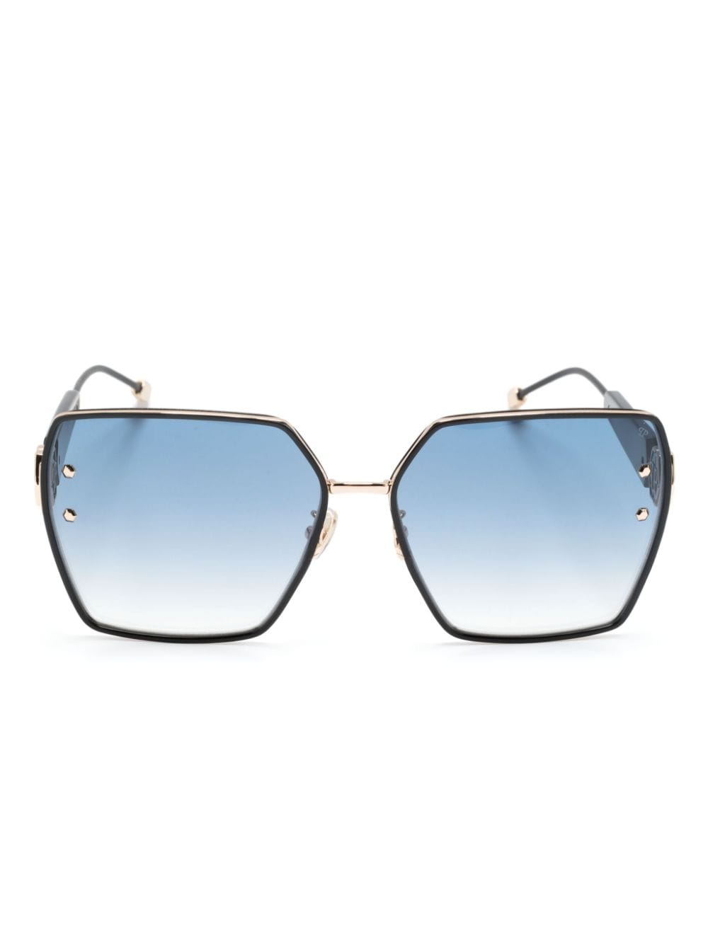 Philipp Plein oversize-frame sunglasses - Gold von Philipp Plein