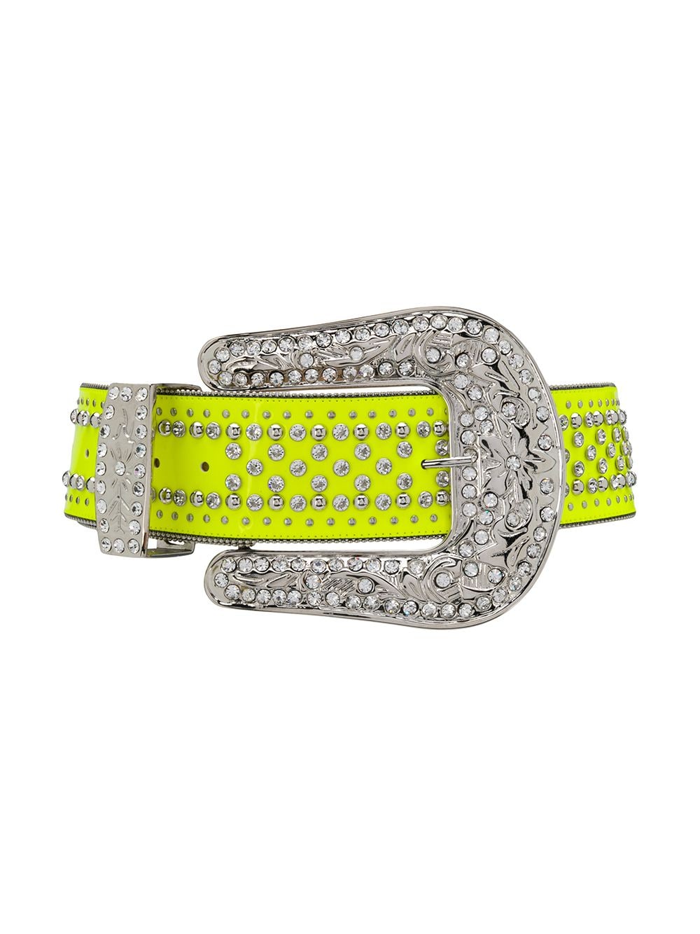 Philipp Plein oversized buckle belt - Yellow von Philipp Plein