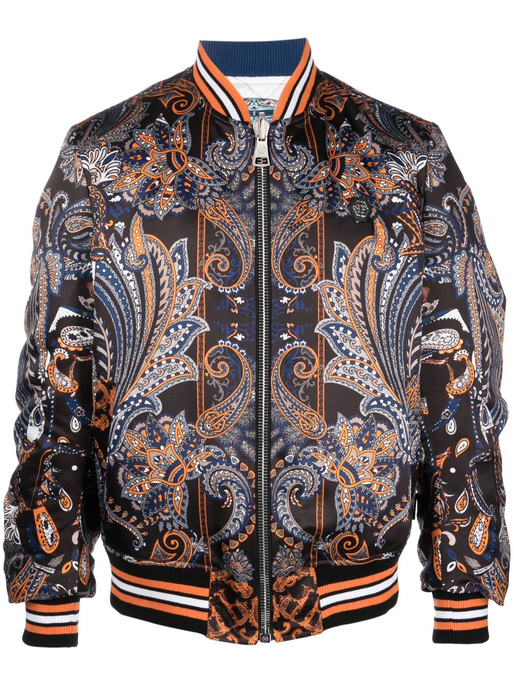 Philipp Plein paisley-print bomber jacket - Black von Philipp Plein