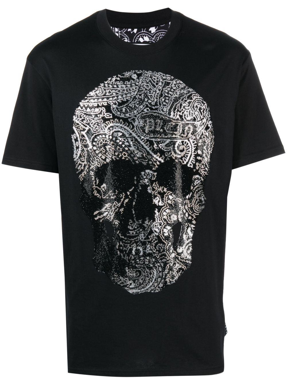Philipp Plein paisley skull-print T-shirt - Black von Philipp Plein
