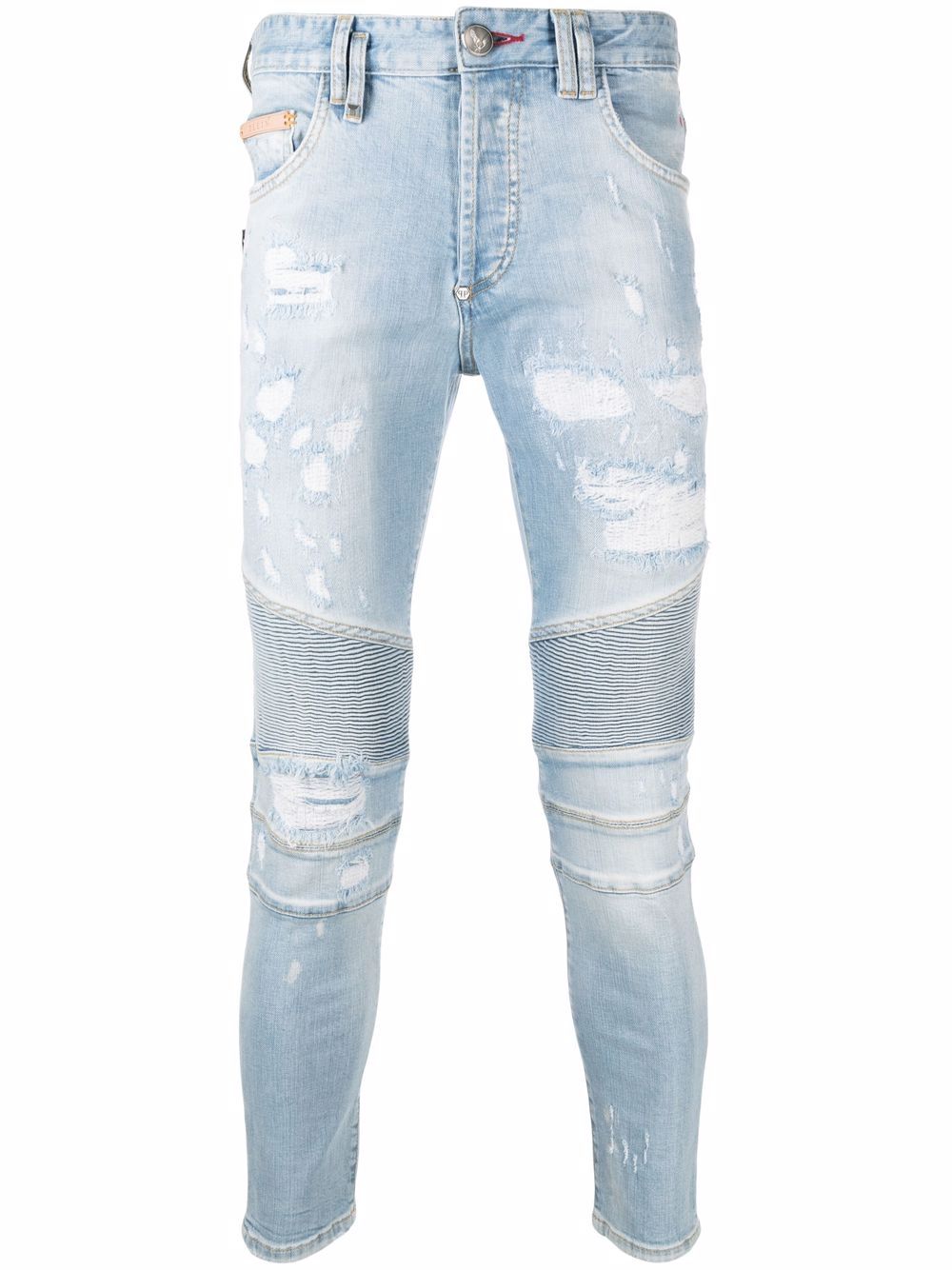 Philipp Plein panelled skinny jeans - Blue von Philipp Plein