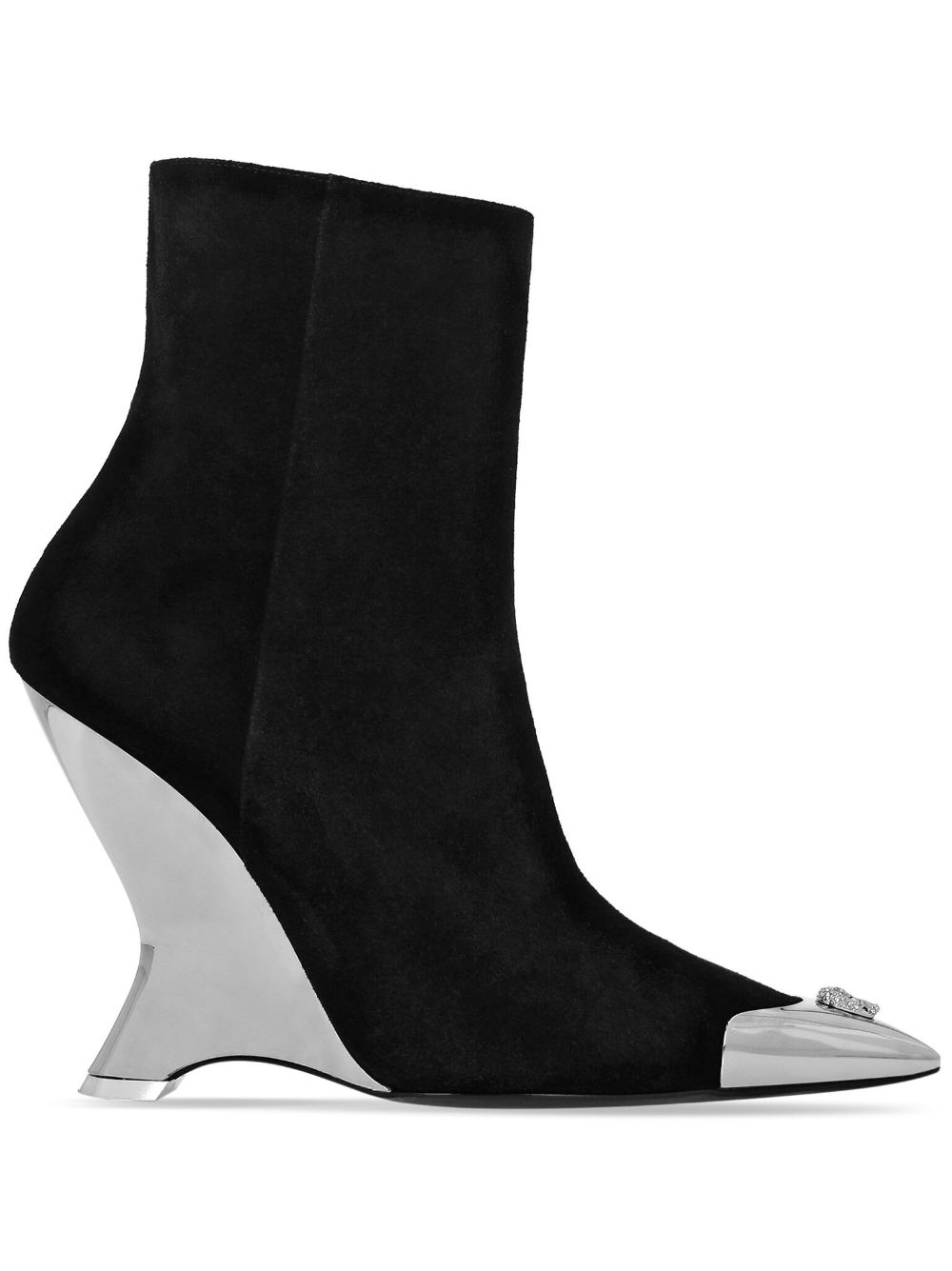 Philipp Plein pointed-toe suede ankle boots - Black von Philipp Plein