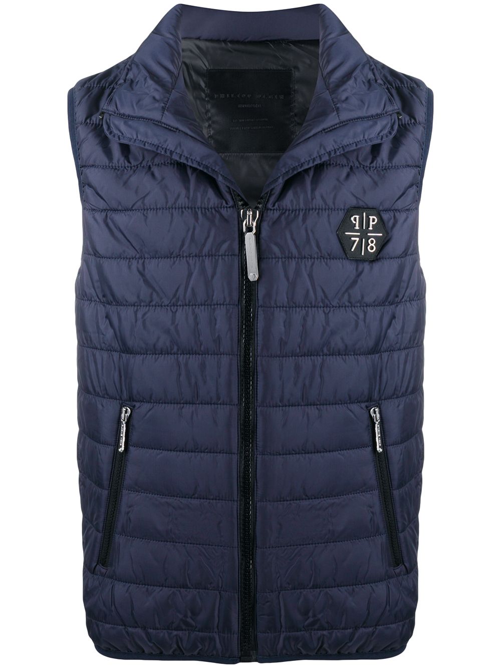 Philipp Plein puffer gilet - Blue von Philipp Plein