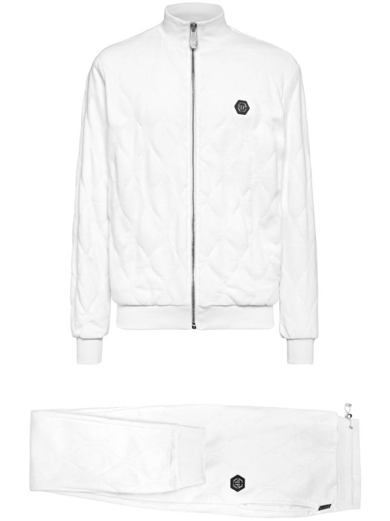 Philipp Plein quilted jogging set - White von Philipp Plein