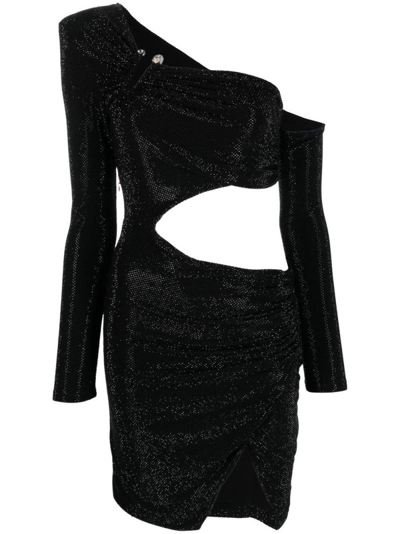 Philipp Plein rhinestone cut-out dress - Black von Philipp Plein