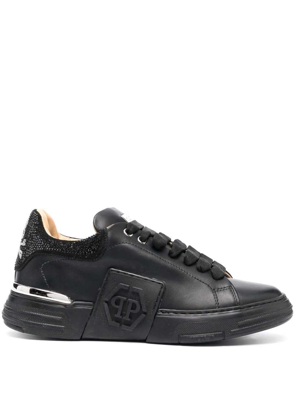 Philipp Plein rhinestone-embellished low-top sneakers - Black von Philipp Plein