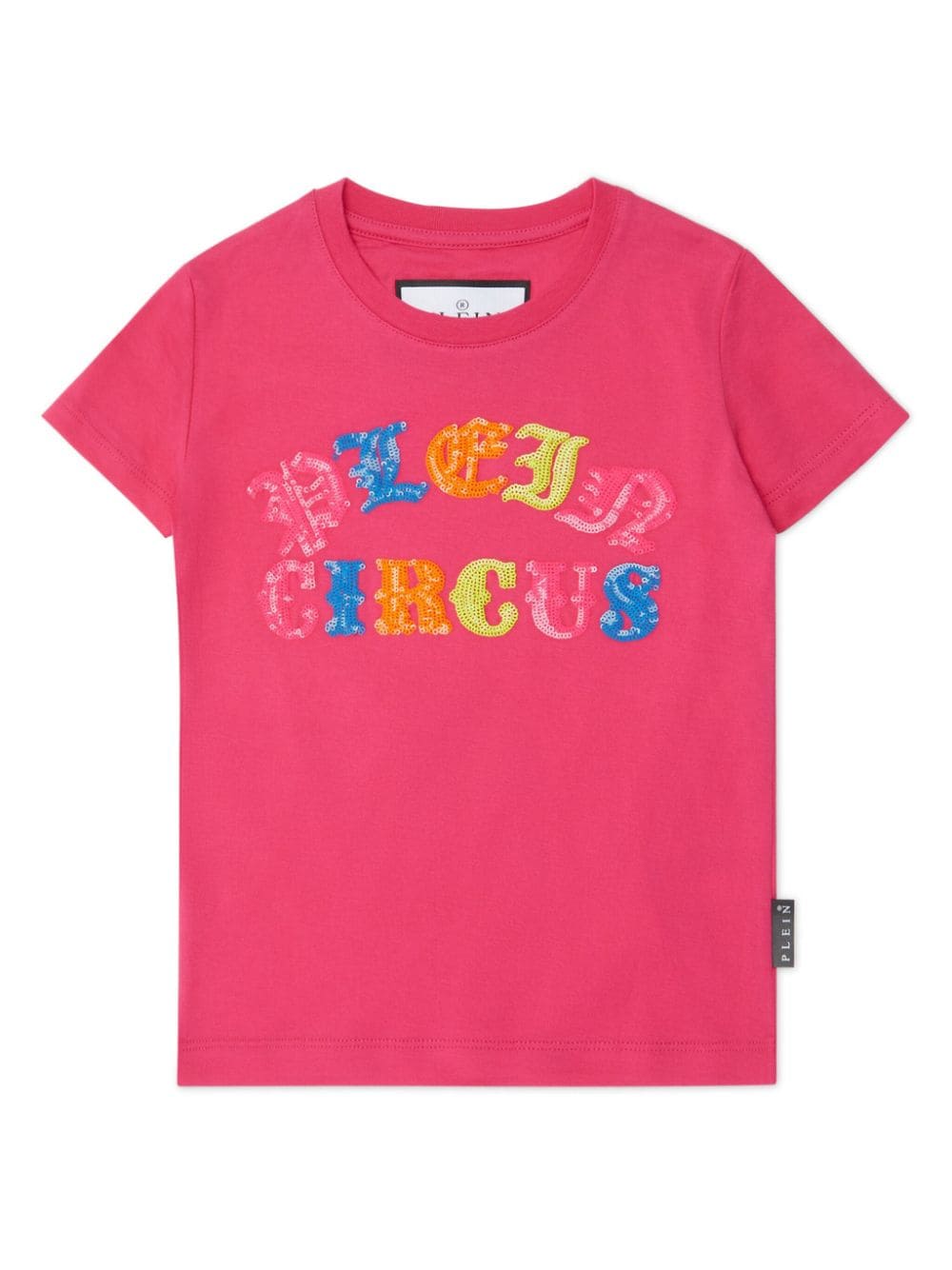 Philipp Plein Junior sequin-embellished cotton T-shirt - Pink von Philipp Plein Junior