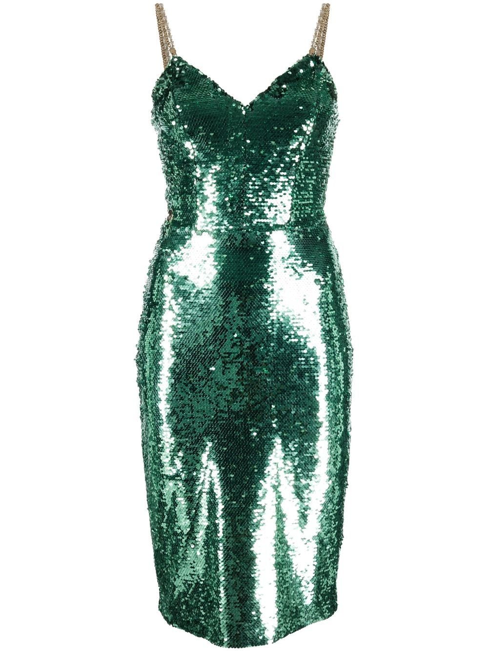 Philipp Plein sequin embellished midi dress - Green von Philipp Plein