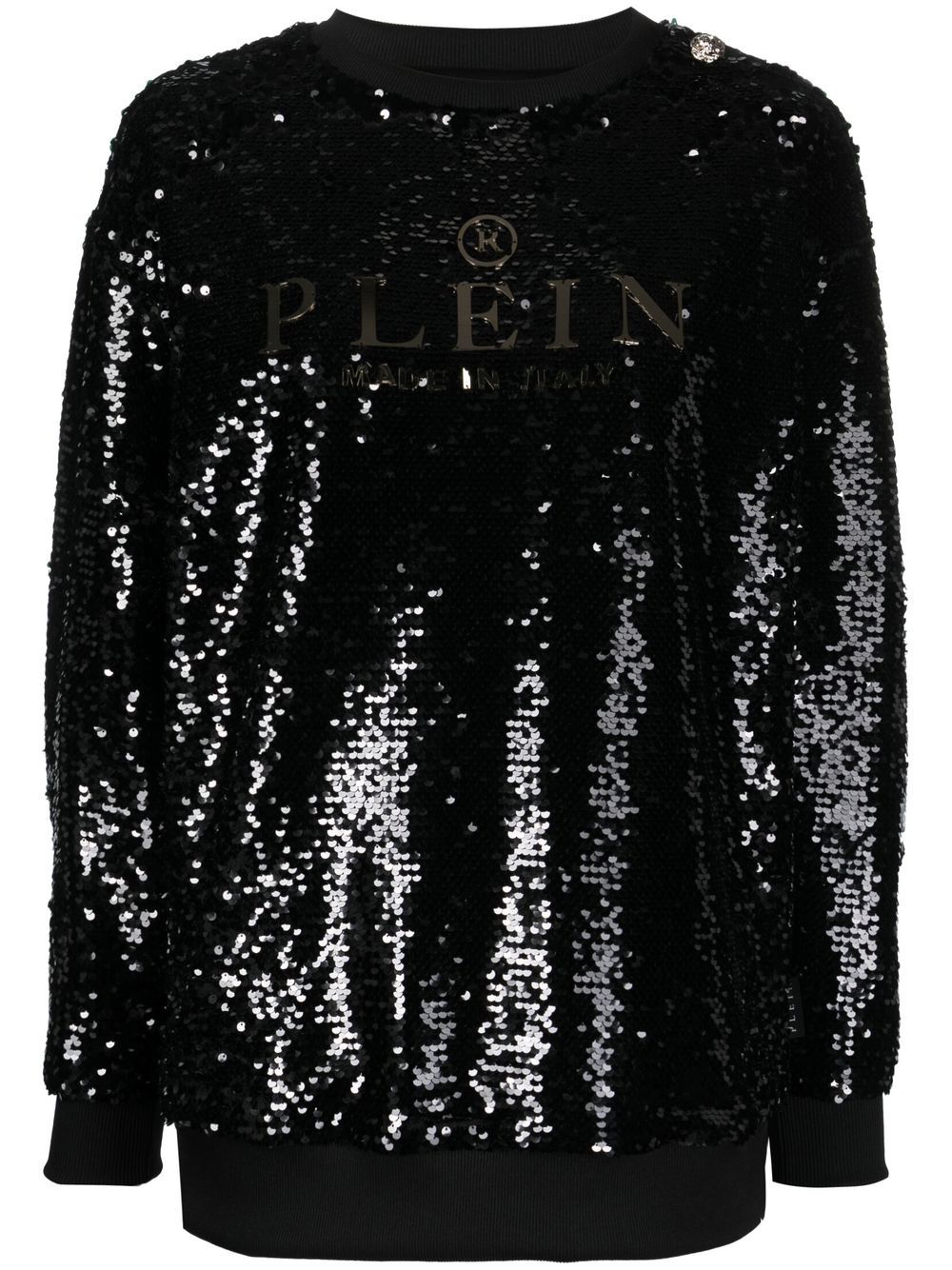 Philipp Plein sequin-embellished sweatshirt - Black von Philipp Plein