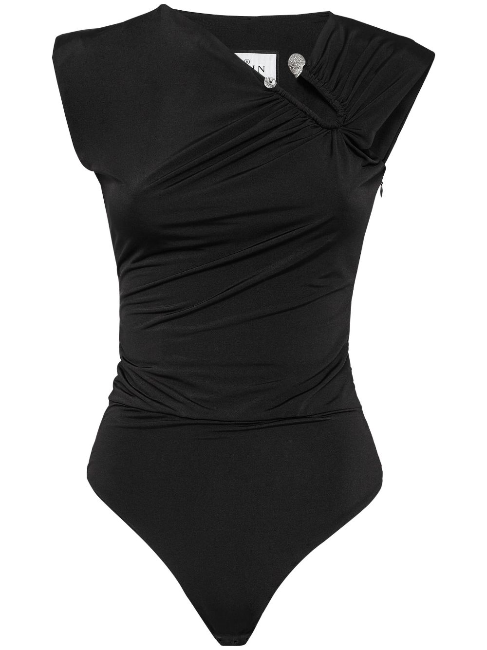 Philipp Plein shoulder-padded bodysuit - Black von Philipp Plein