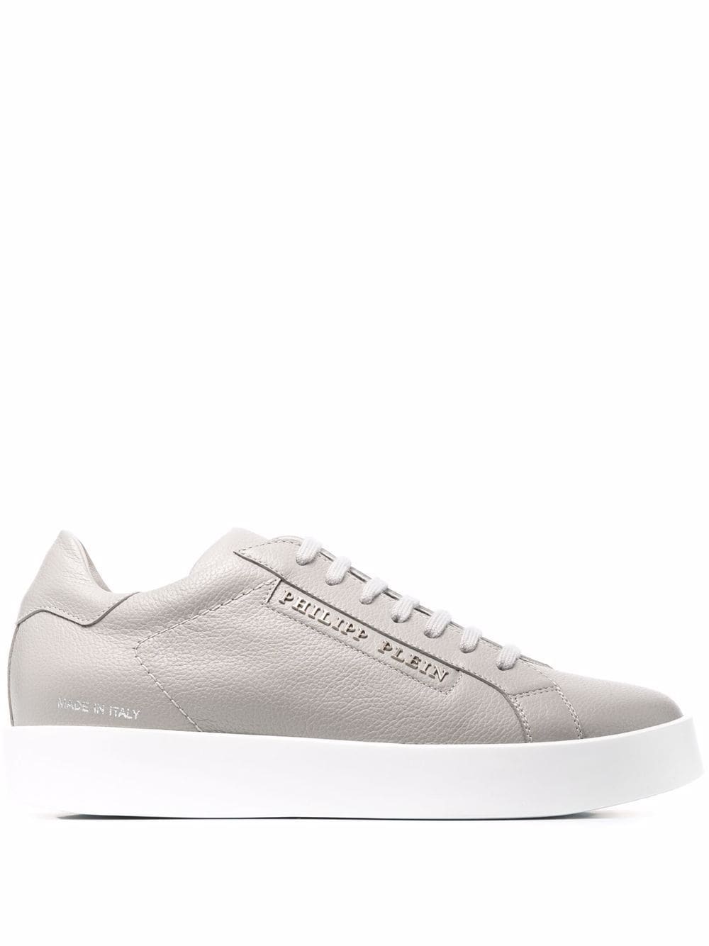 Philipp Plein side logo-plaque sneakers - Grey von Philipp Plein