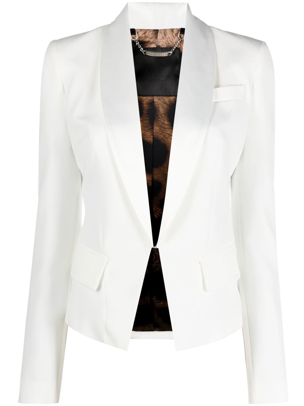 Philipp Plein single-breasted tailored blazer - White von Philipp Plein