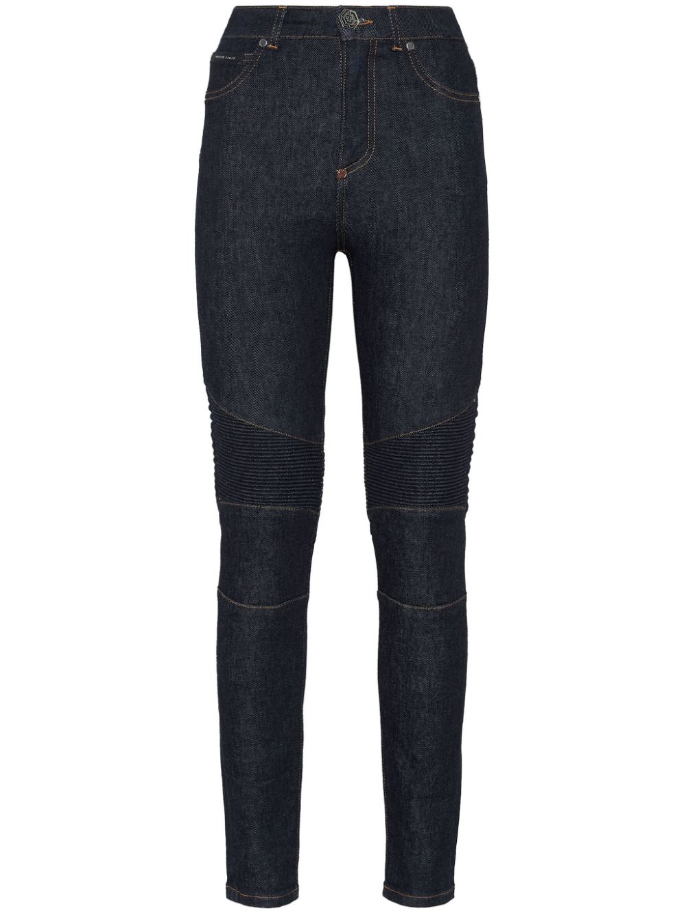 Philipp Plein skinny biker jeans - Blue von Philipp Plein