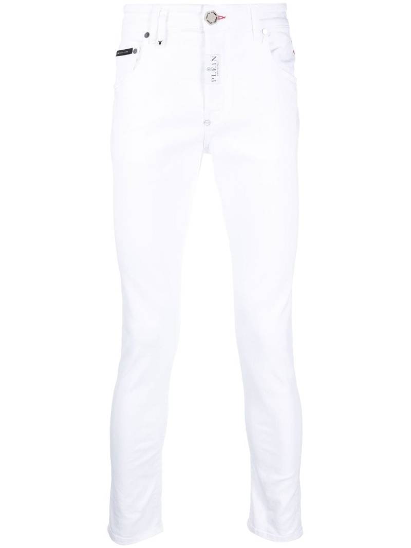 Philipp Plein skinny-fit mid-rise jeans - White von Philipp Plein