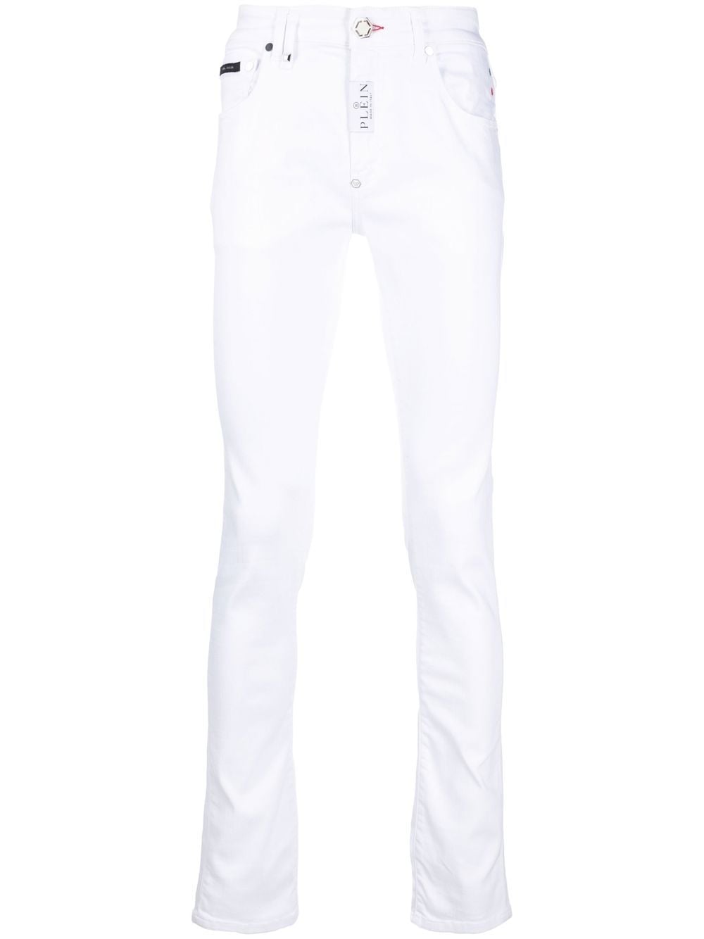 Philipp Plein skinny mid-rise jeans - White von Philipp Plein