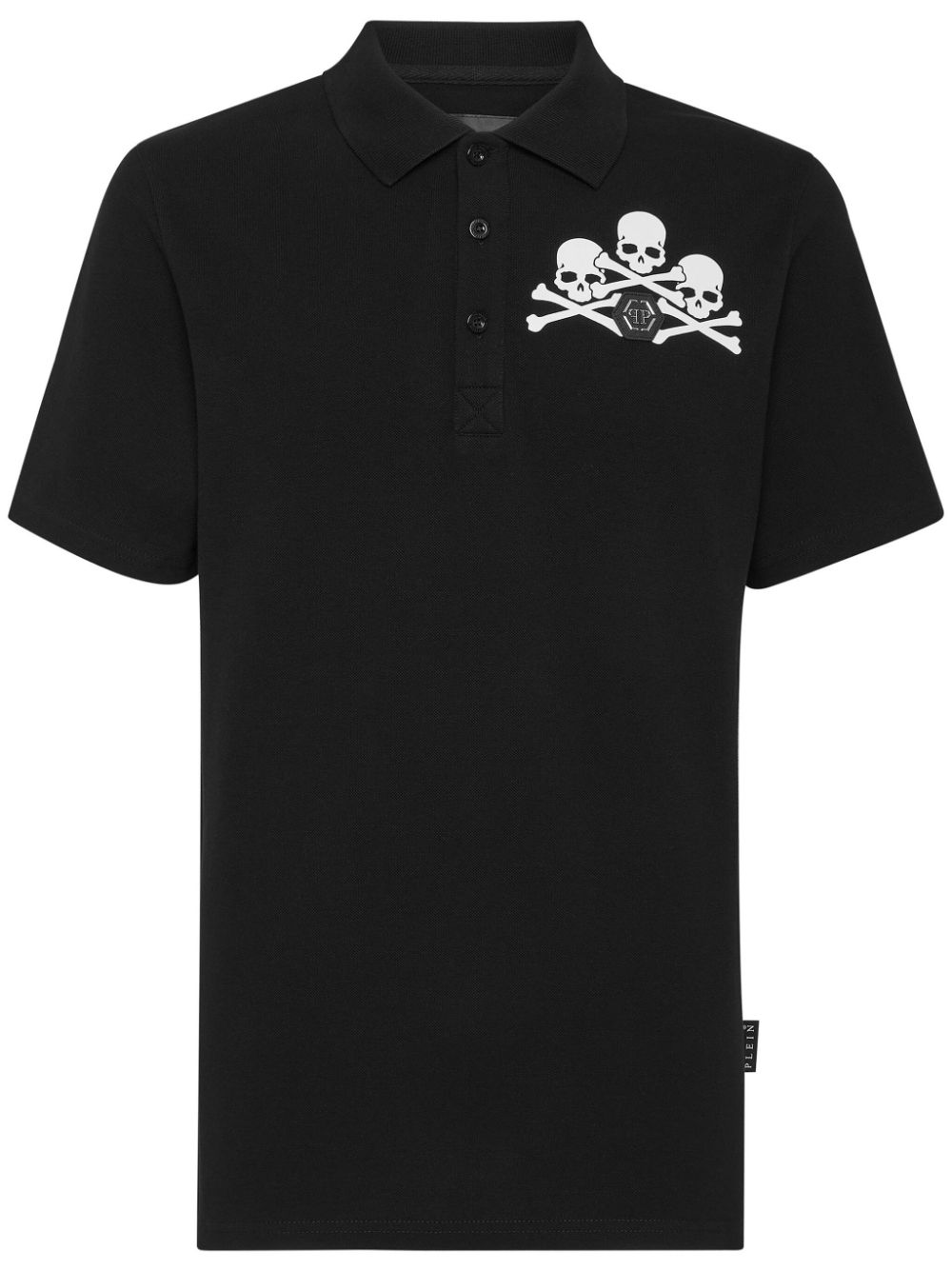 Philipp Plein skull logo polo shirt - Black von Philipp Plein