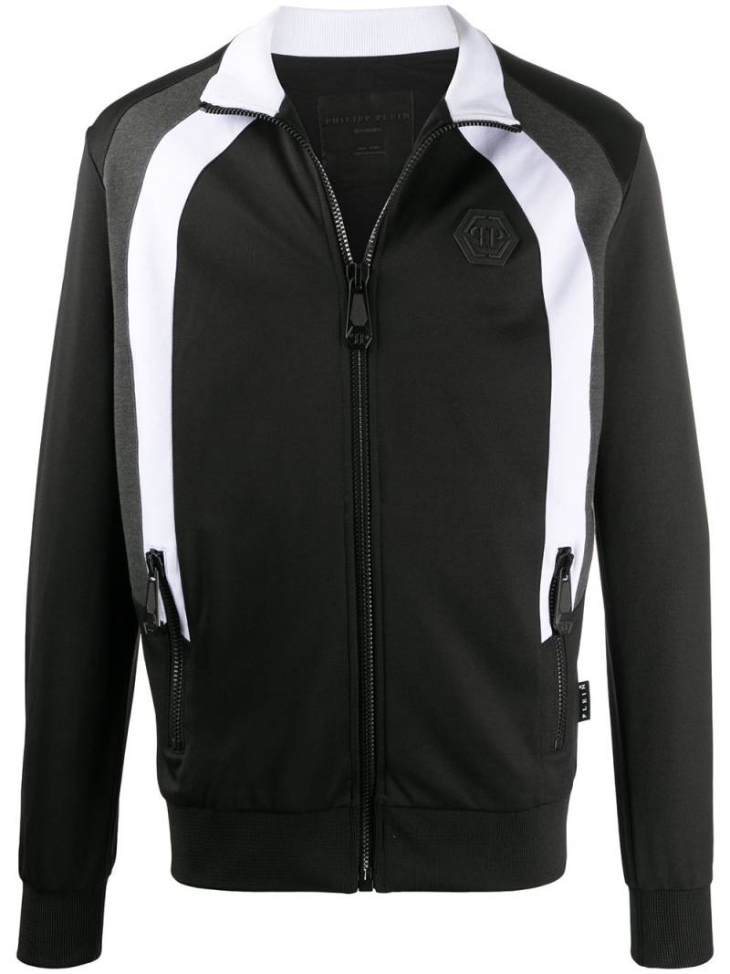 Philipp Plein skull logo track jacket - Black von Philipp Plein