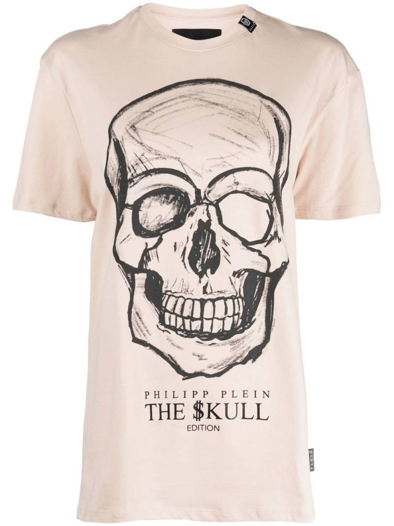 Philipp Plein skull-print T-shirt - Neutrals von Philipp Plein