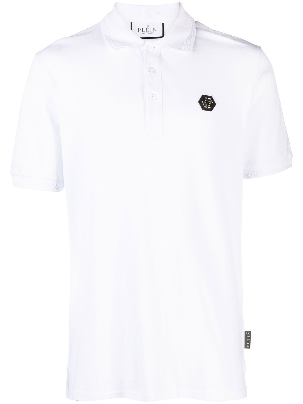 Philipp Plein skull-print polo shirt - White von Philipp Plein