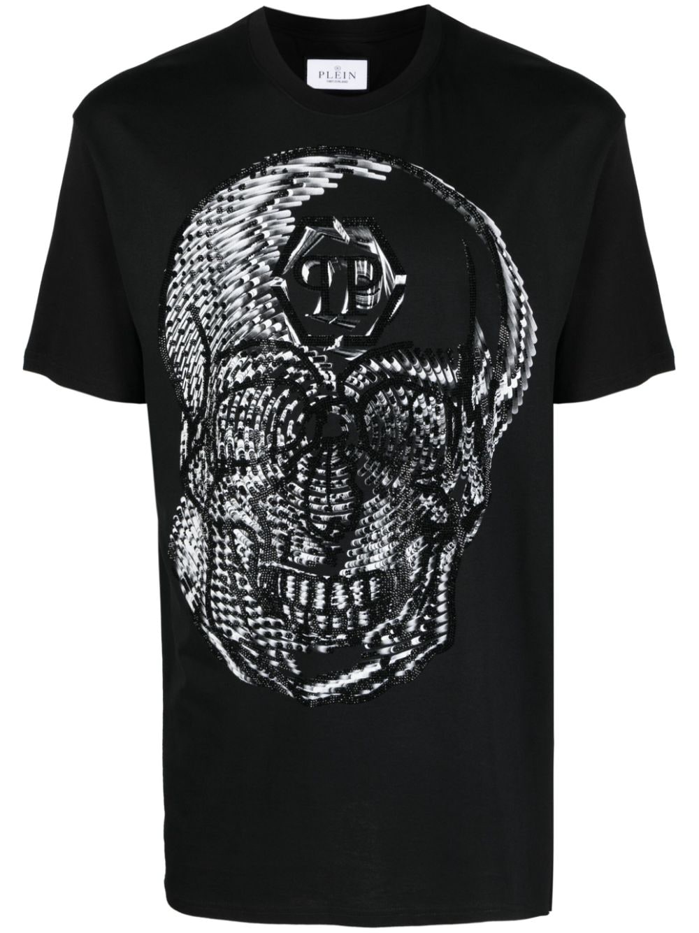 Philipp Plein skull-print round-neck T-shirt - Black von Philipp Plein