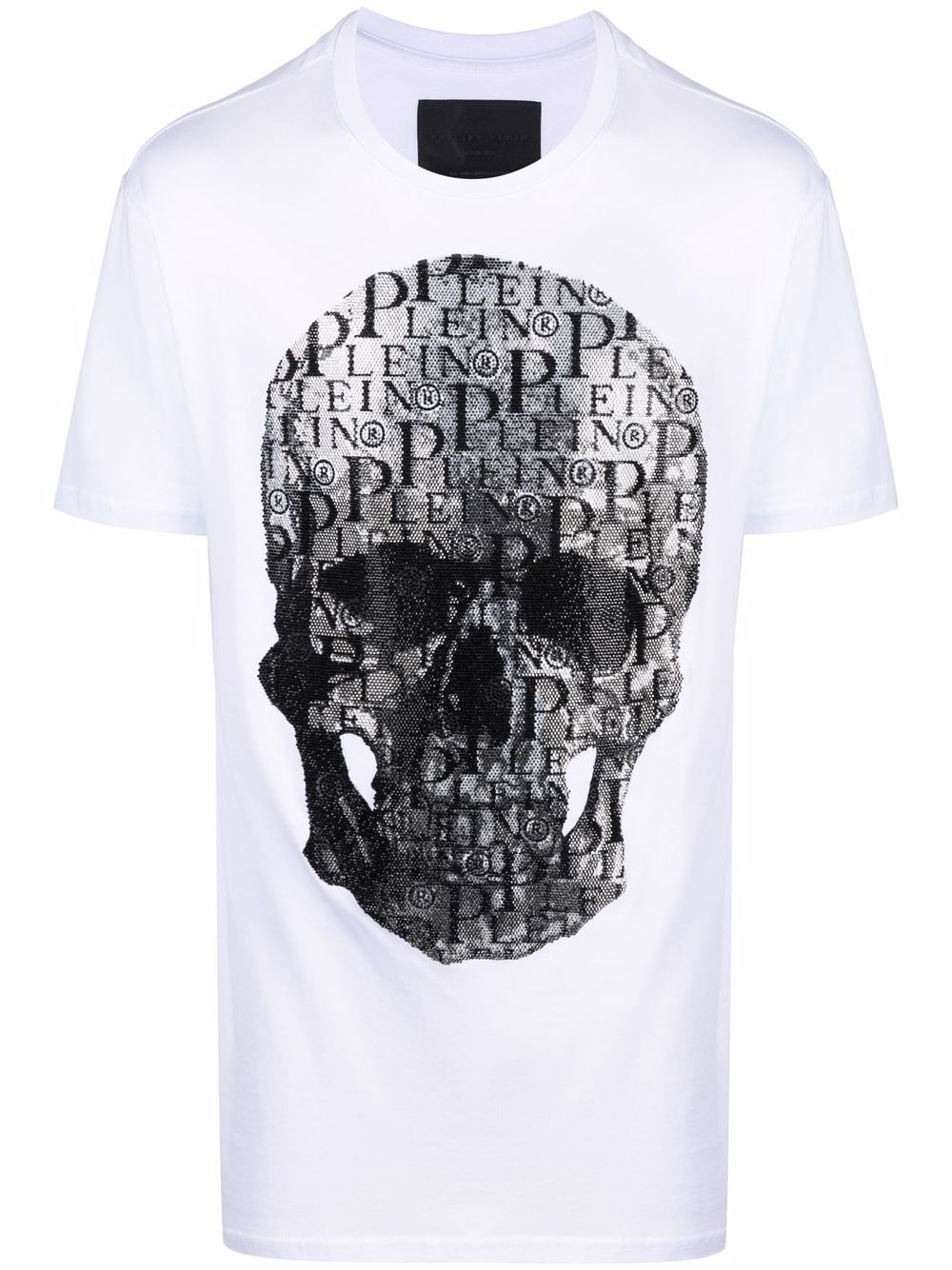 Philipp Plein skull-print round neck T-shirt - White von Philipp Plein