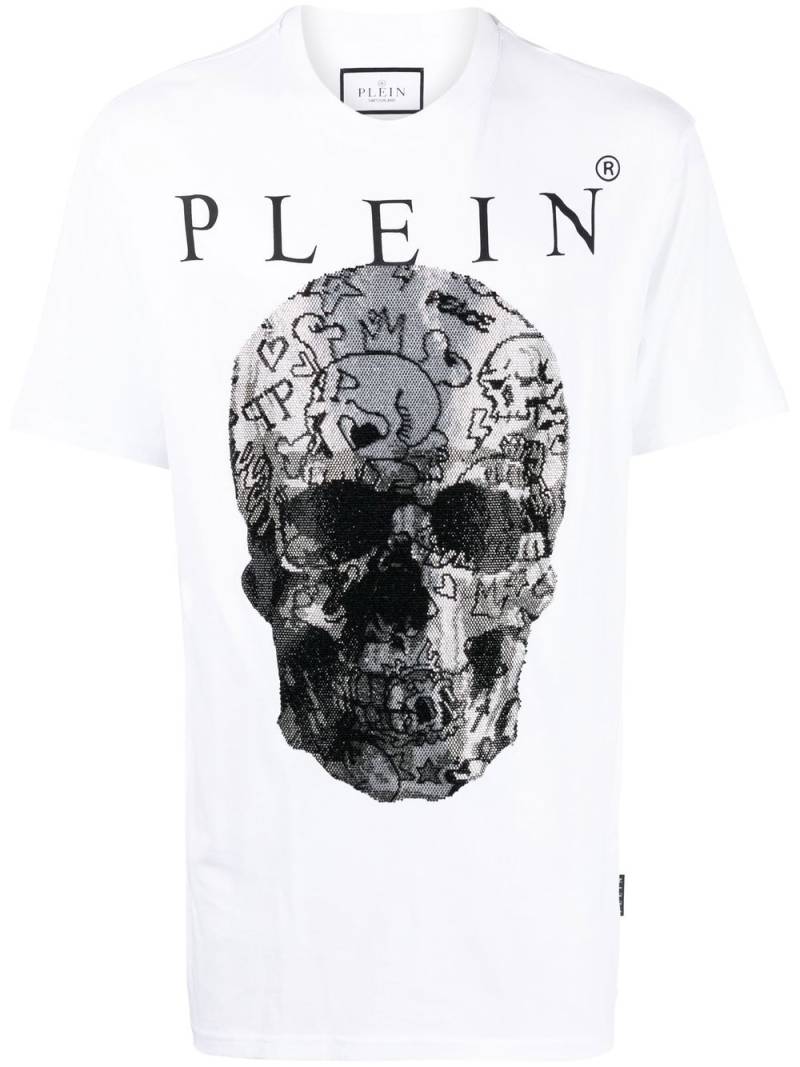 Philipp Plein skull-print short-sleeve T-shirt - White von Philipp Plein