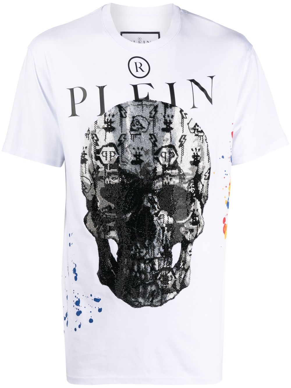 Philipp Plein skull-print short-sleeve T-shirt - White von Philipp Plein