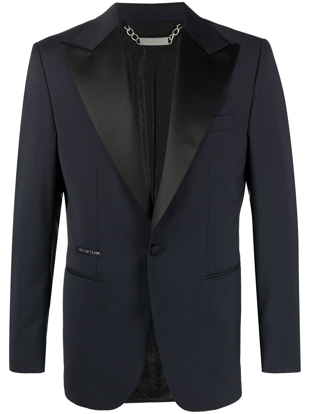 Philipp Plein slim-cut Iconic blazer - Blue von Philipp Plein