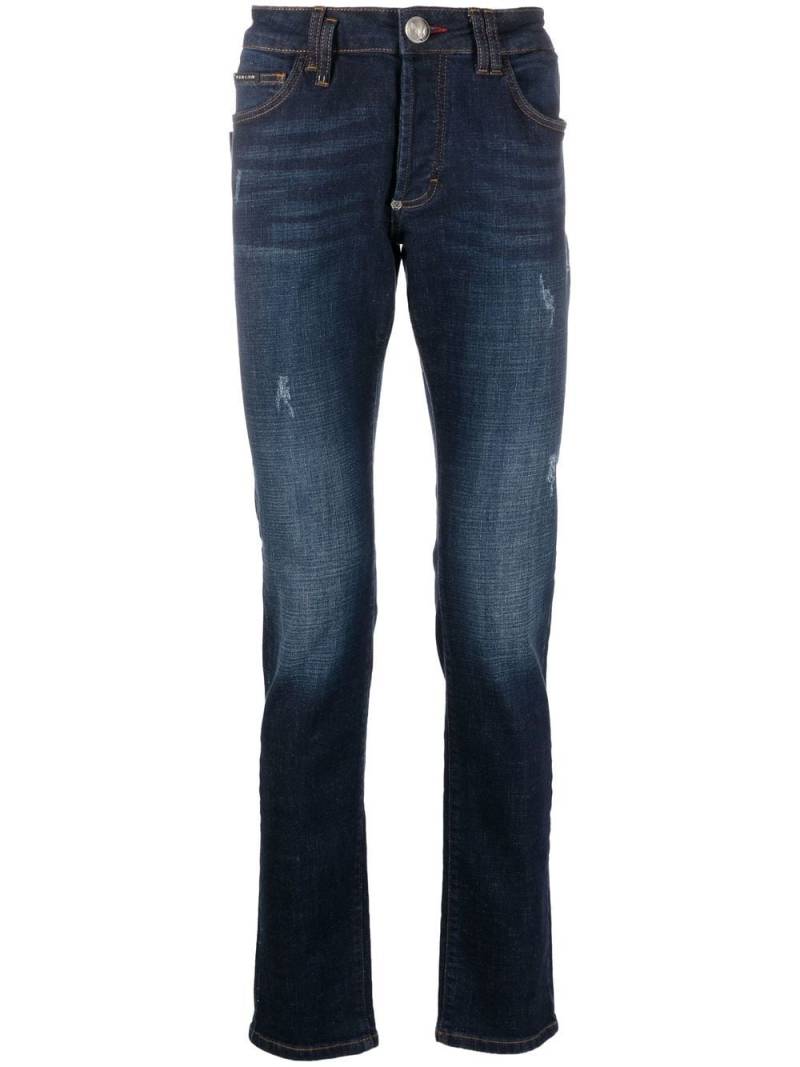 Philipp Plein slim-cut leg jeans - Blue von Philipp Plein