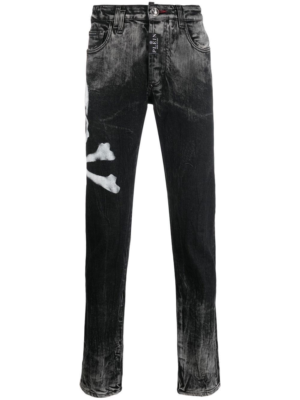 Philipp Plein slim-fit denim jeans - Grey von Philipp Plein