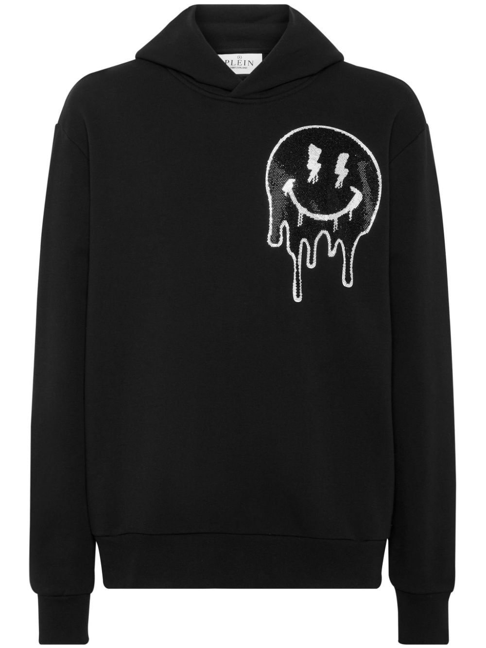 Philipp Plein smiley face-motif hoodie - Black von Philipp Plein