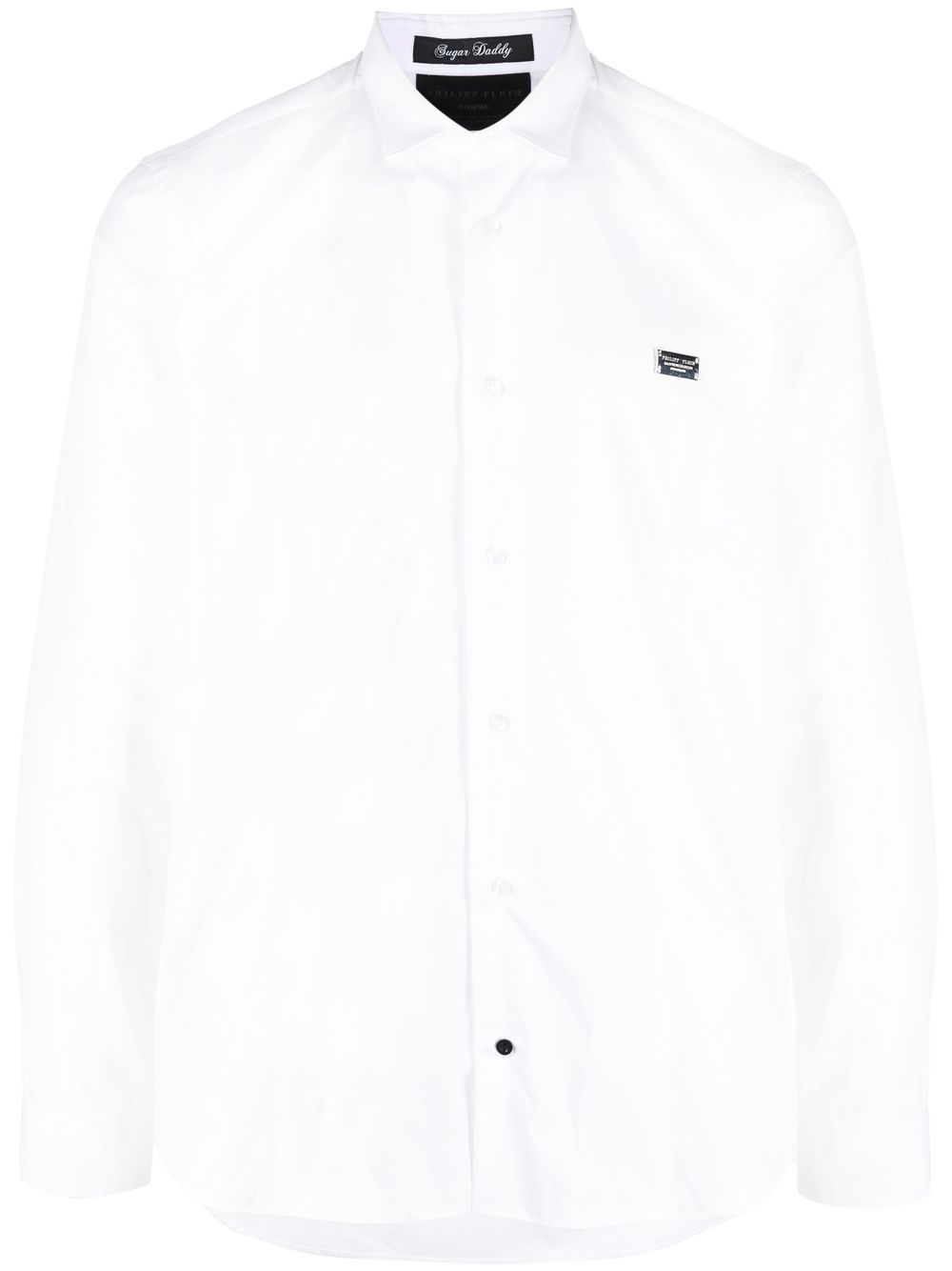 Philipp Plein snake detail long-sleeve shirt - White von Philipp Plein