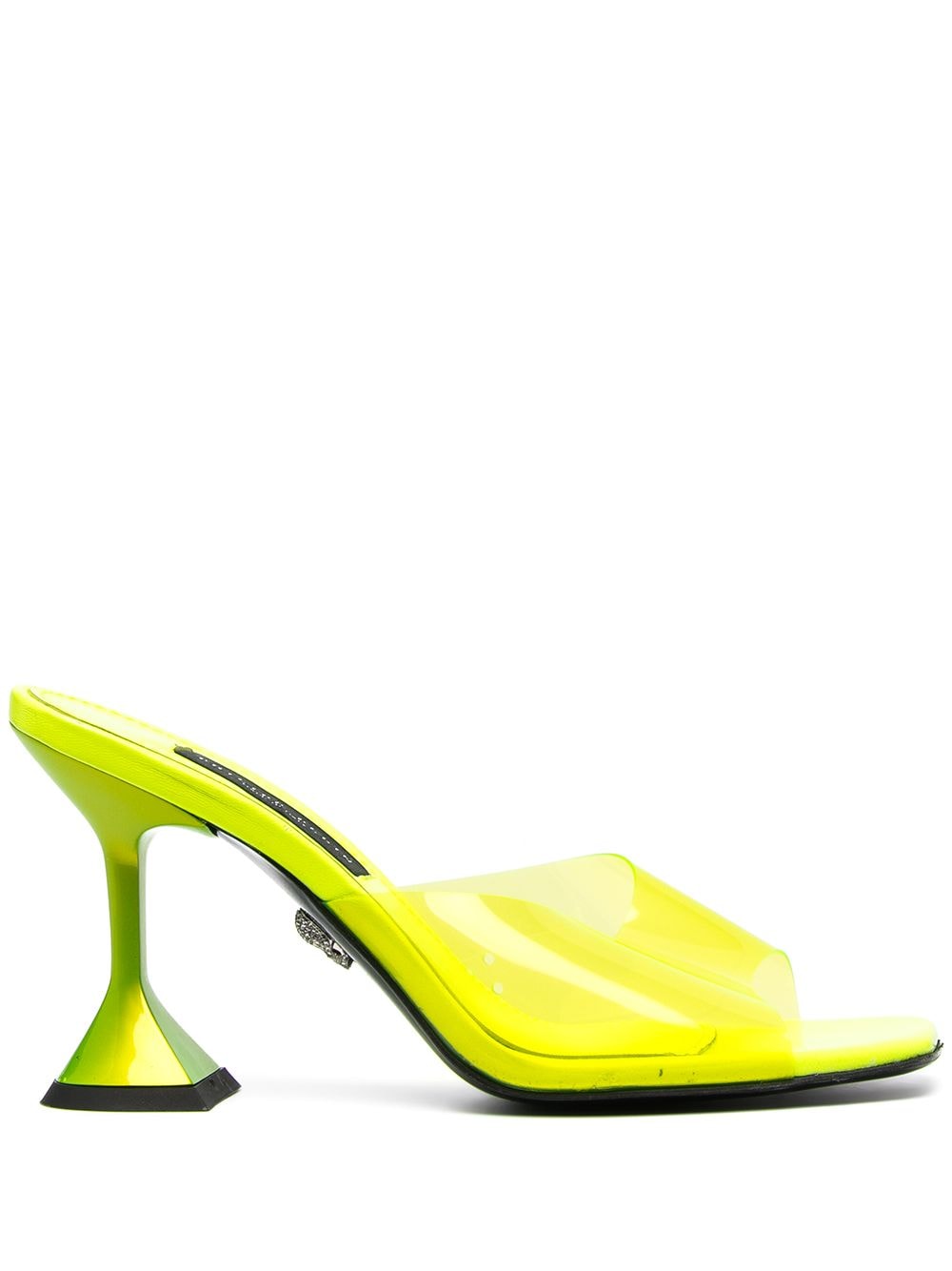 Philipp Plein square-toe heeled sandals - Yellow von Philipp Plein