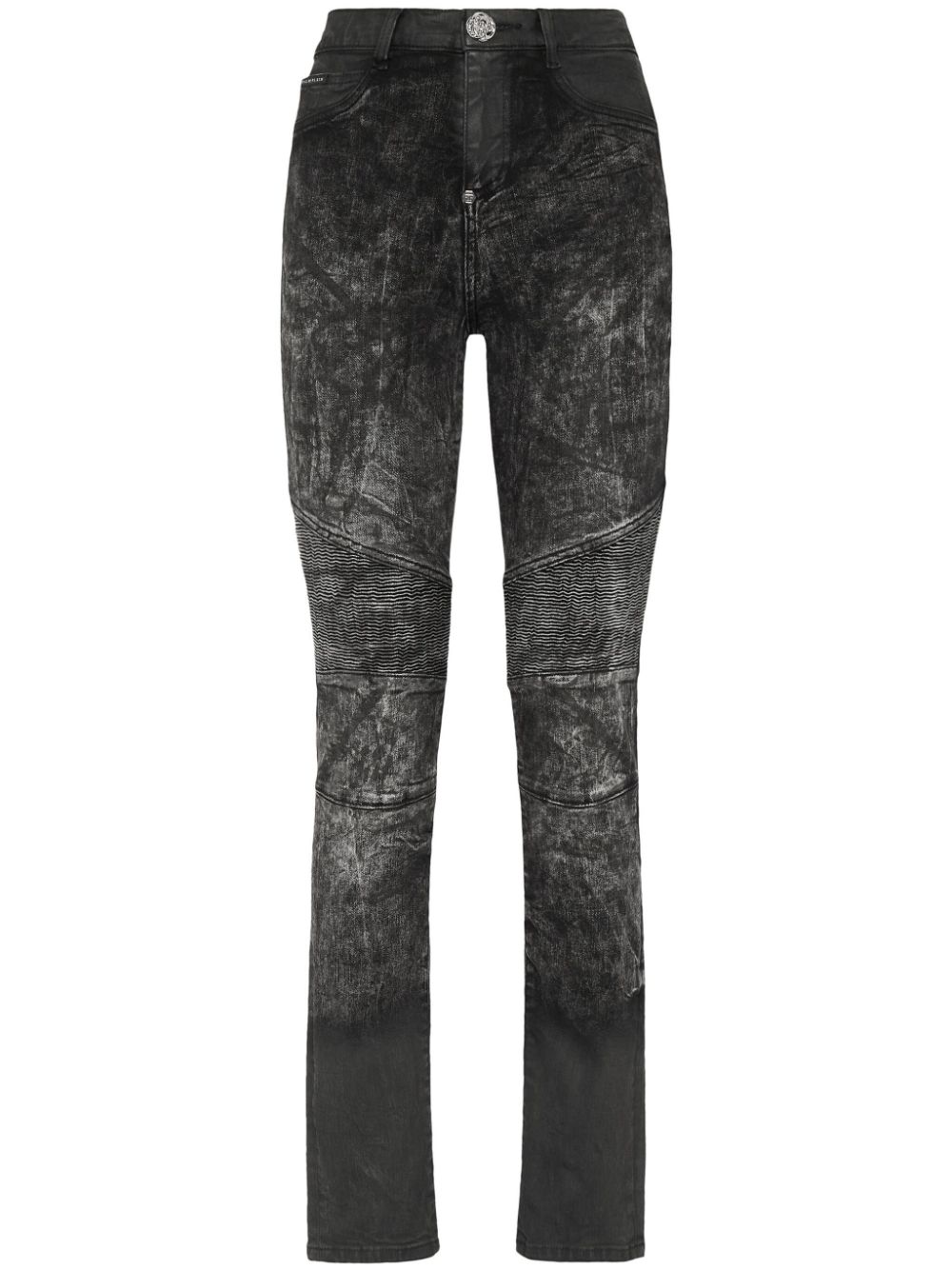 Philipp Plein stonewashed high-waist jeans - Black von Philipp Plein