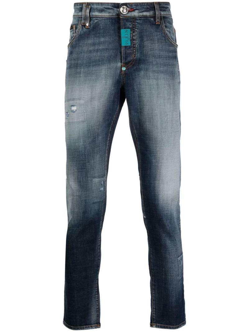 Philipp Plein stonewashed skinny-cut jeans - Blue von Philipp Plein