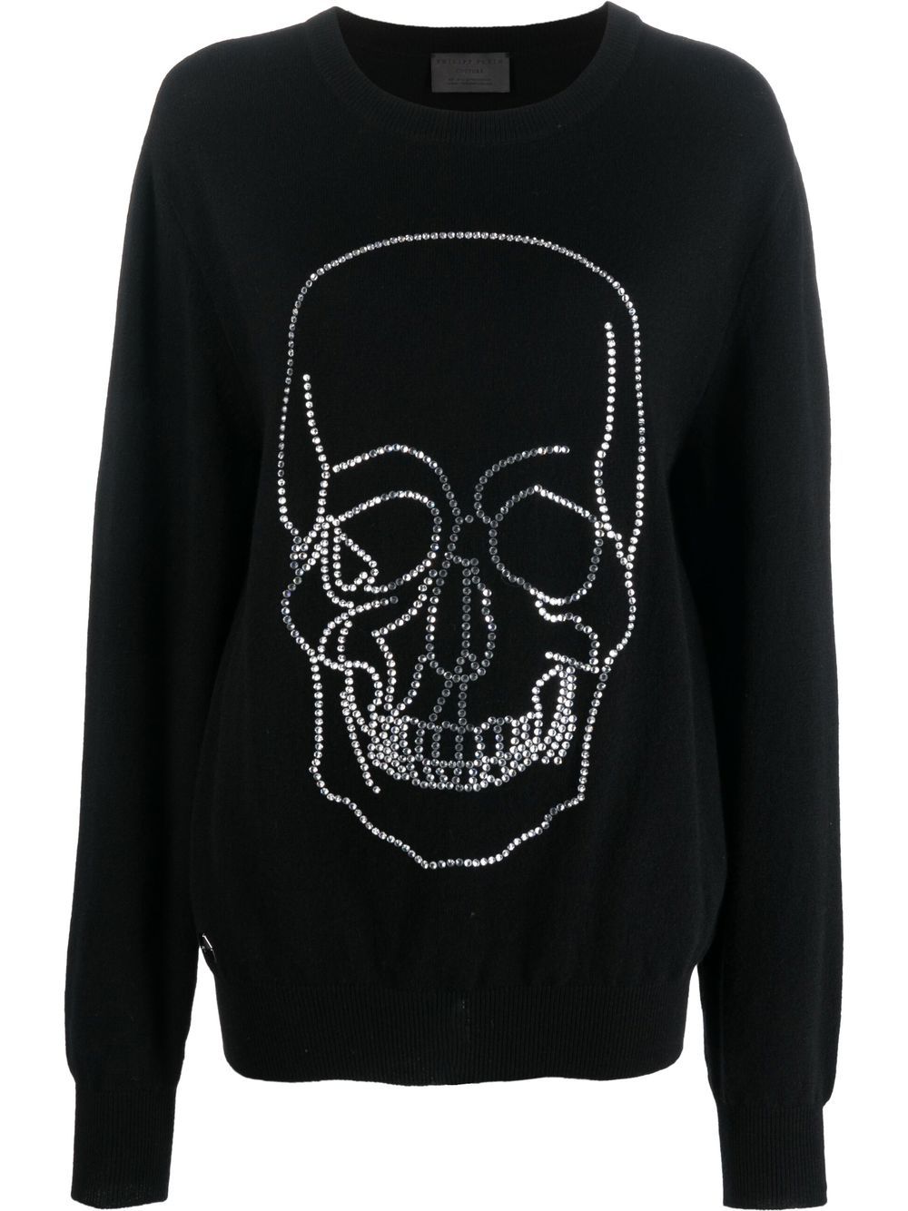 Philipp Plein studded-skull cashmere pullover - Black von Philipp Plein